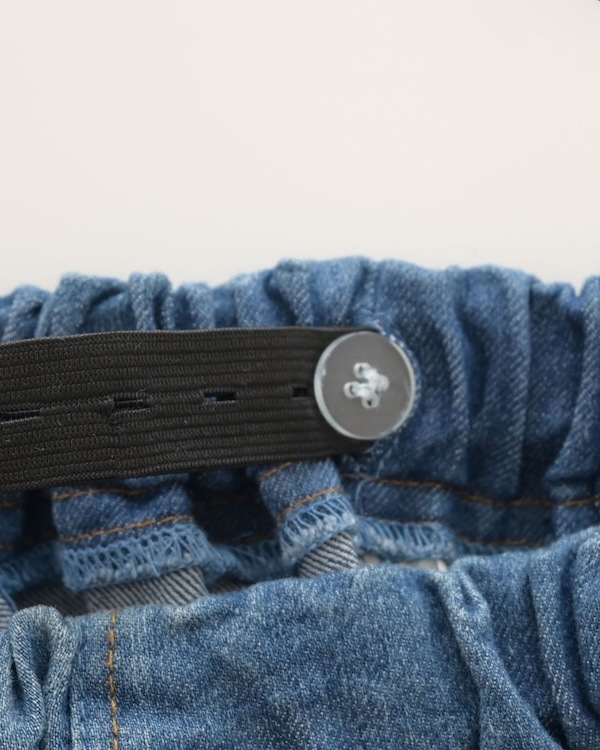 【定番】テーパードスリムデニムパンツ