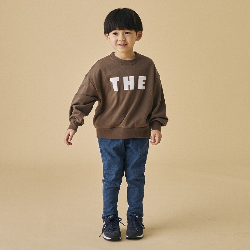 【定番】テーパードスリムデニムパンツ