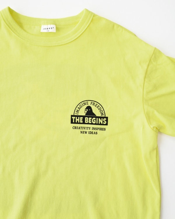 【ジーンズベー】GORILLA BANANA Tシャツ / ライトグリーン
