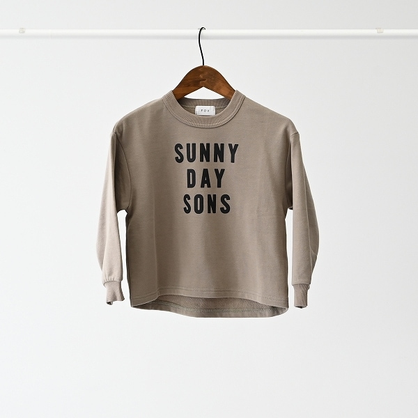 【25FW】SUNNYDAY トレーナー / グレージュ