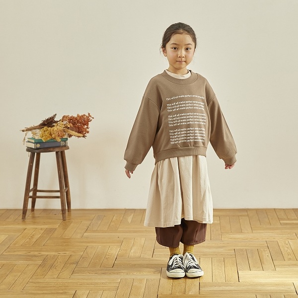 【25FW】LOGO プルオーバー / アッシュグレー