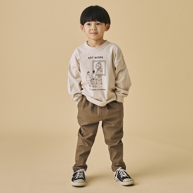 【定番】テーパードスリムパンツ