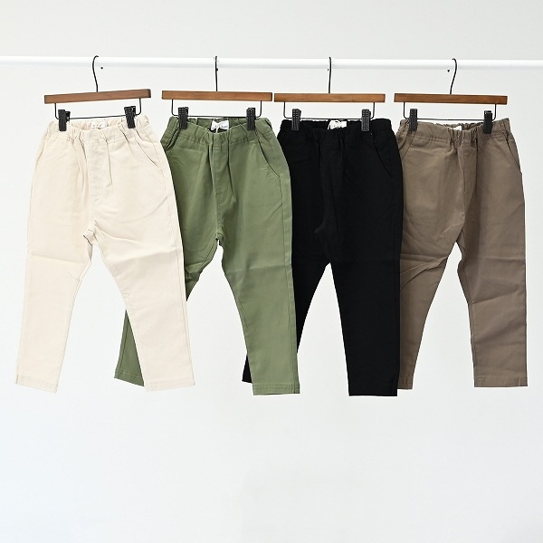 【定番】テーパードスリムパンツ