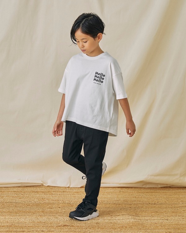 【定番】テーパードスリムパンツ