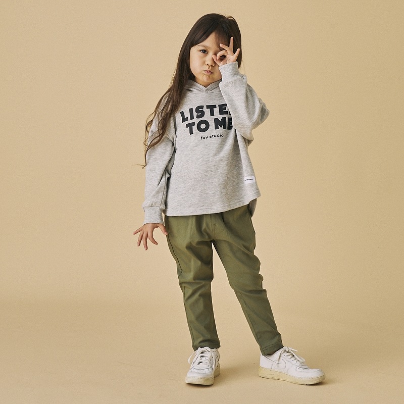 【定番】テーパードスリムパンツ