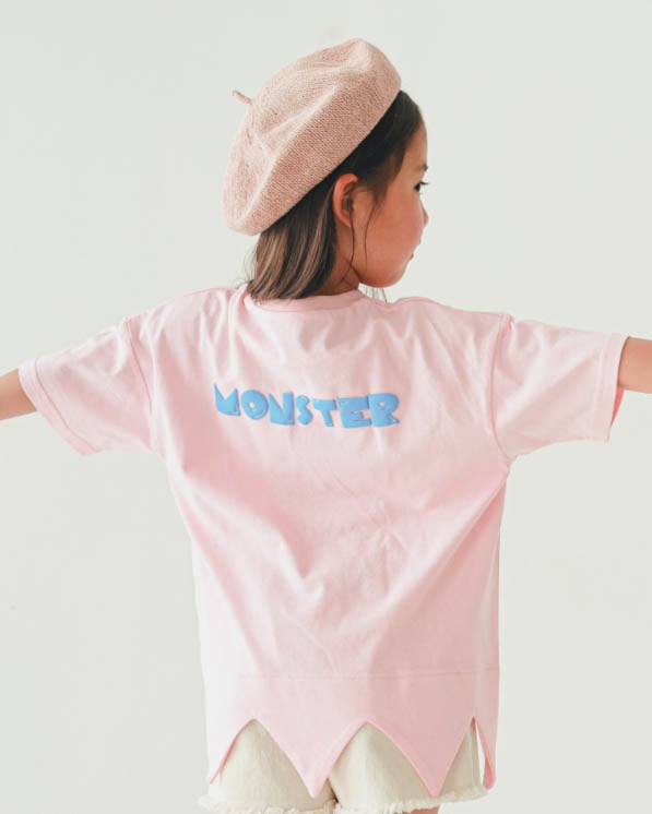 【26PS】モンスター型Ｔシャツ / ピンク