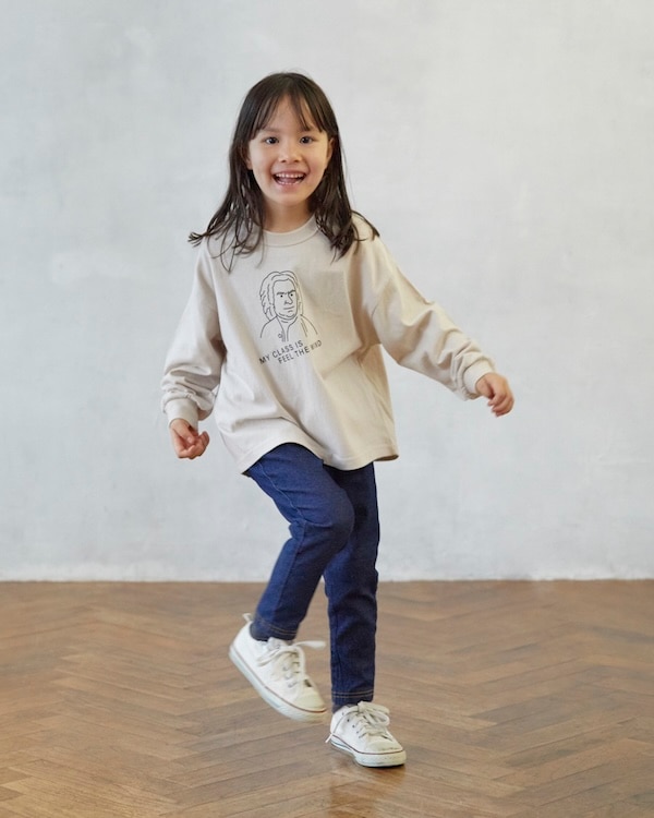 【フォブ】MY CLASS L/S Tシャツ / サンド