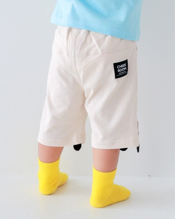 【26SS】働く車 ハーフパンツ / アイボリー