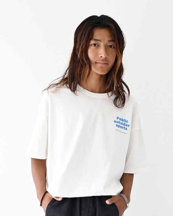 【ジェネレーター】Public Tシャツ / ホワイト