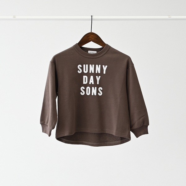 【25FW】SUNNYDAY トレーナー / アッシュブラウン