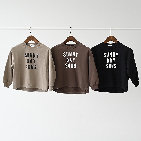 【25FW】SUNNYDAY トレーナー / アッシュブラウン