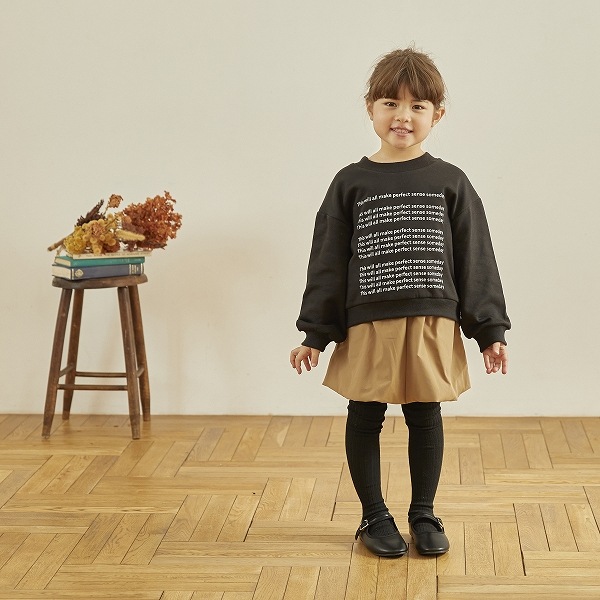 【25FW】LOGO プルオーバー / ブラック