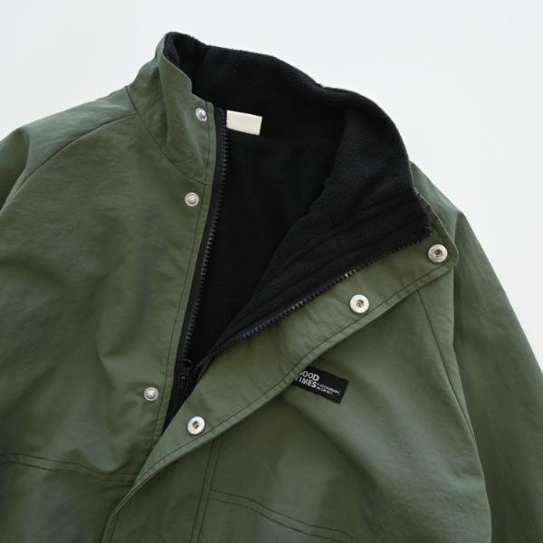 【25FW】ナイロン ジャケット / カーキ