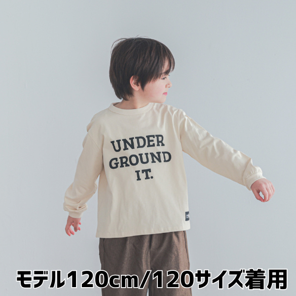 【25FW】UNDER ロングＴシャツ / サンド