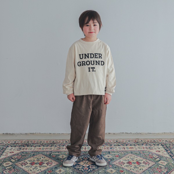 【25FW】UNDER ロングＴシャツ / サンド