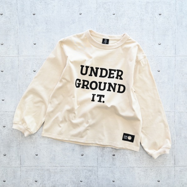 【25FW】UNDER ロングＴシャツ / サンド