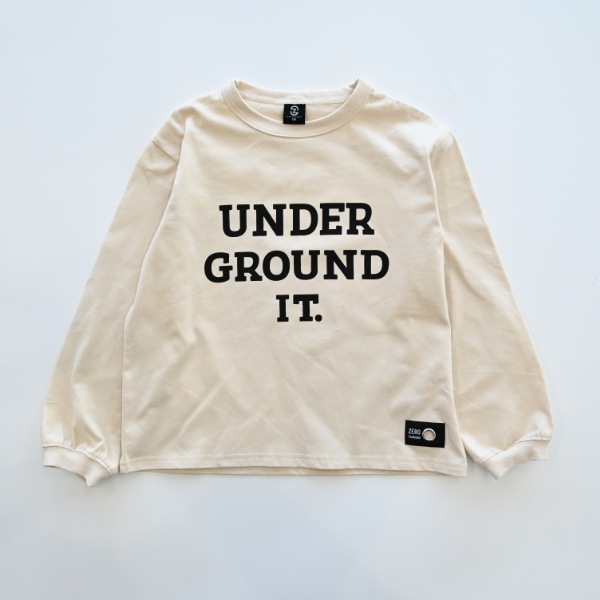 【25FW】UNDER ロングＴシャツ / サンド