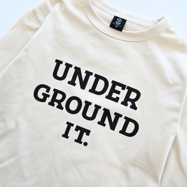 【25FW】UNDER ロングＴシャツ / サンド