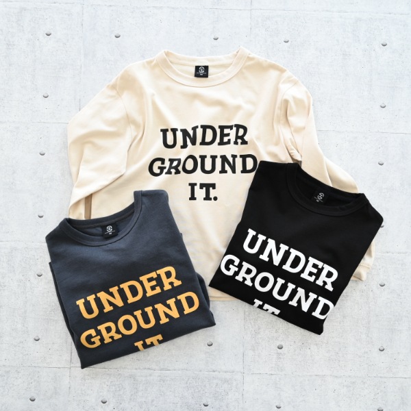 【25FW】UNDER ロングＴシャツ / サンド