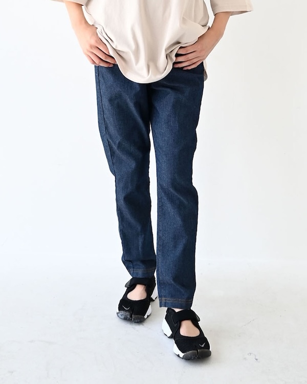 【定番】テーパードスリムデニムパンツ|160-170cm