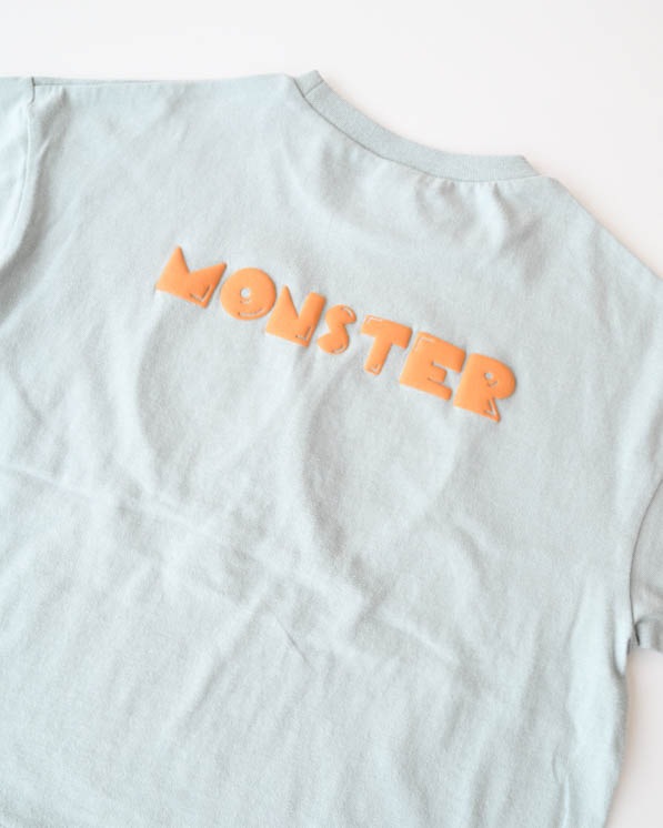 【26PS先行販売】モンスター型Ｔシャツ / サックス