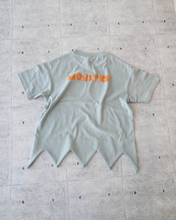 【26PS先行販売】モンスター型Ｔシャツ / サックス