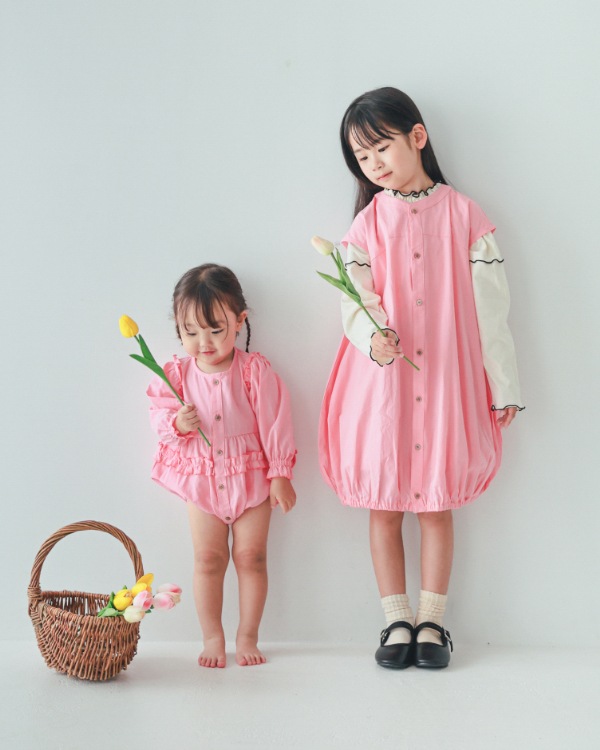 【26PS】バルーンワンピース / ピンク