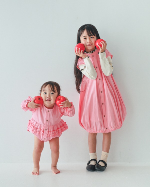 【26PS】バルーンワンピース / ピンク