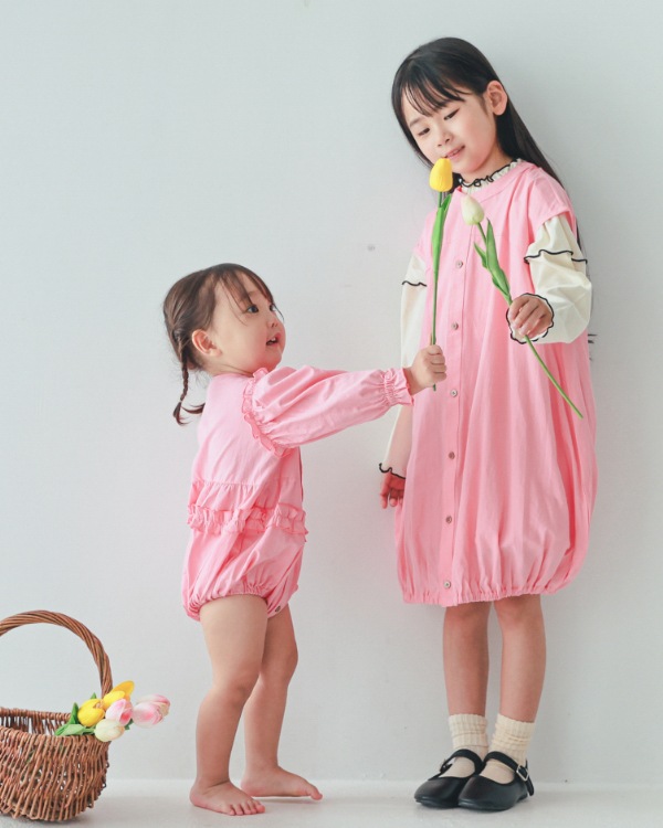 【26PS】バルーンワンピース / ピンク