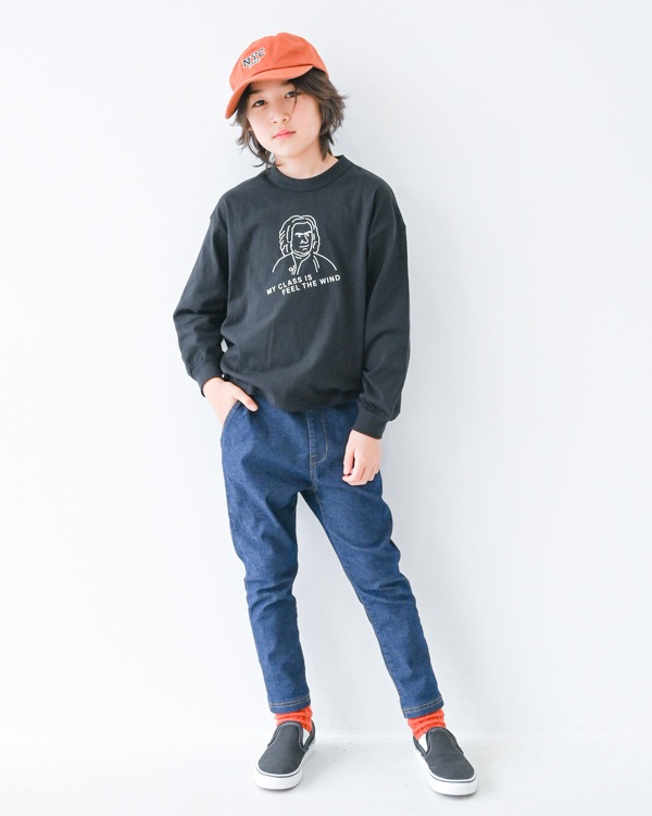 【フォブ】MY CLASS L/S Tシャツ / ブラック