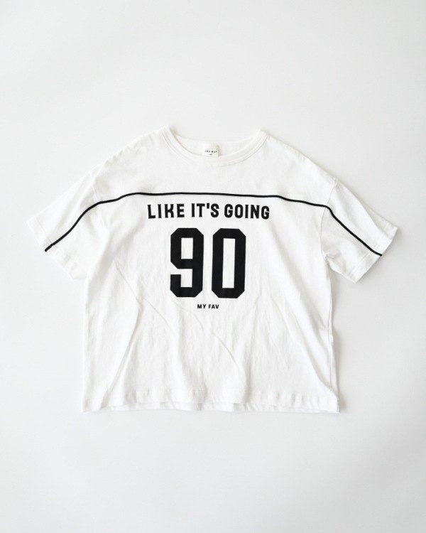 【ジーンズベー】NUMBERING Tシャツ / オフホワイト