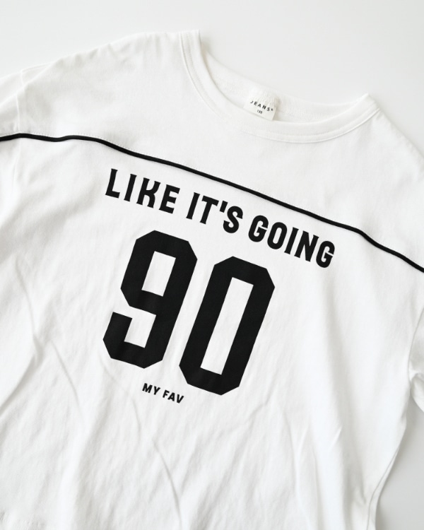 【ジーンズベー】NUMBERING Tシャツ / オフホワイト