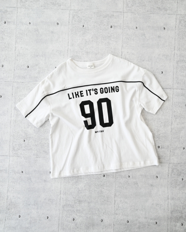 【ジーンズベー】NUMBERING Tシャツ / オフホワイト