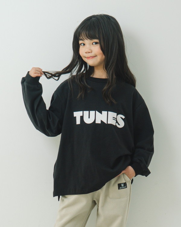 【ジーンズベー】TUNES GORILLA ロングTシャツ / ブラック 