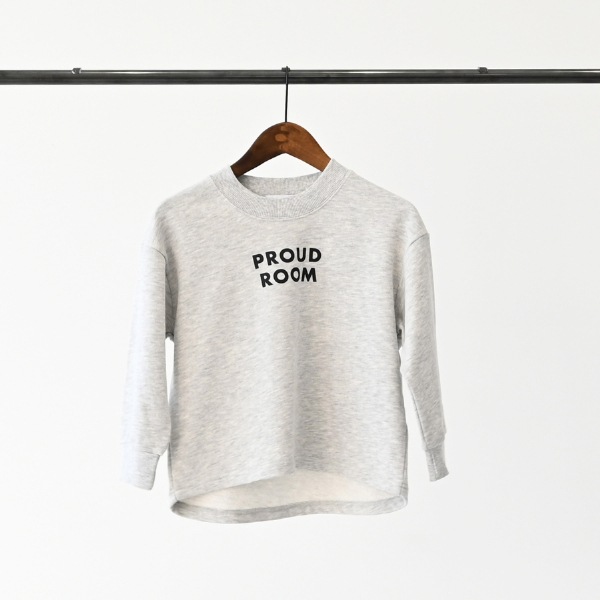 【25FW】PROUDROOM トレーナー / 杢グレー