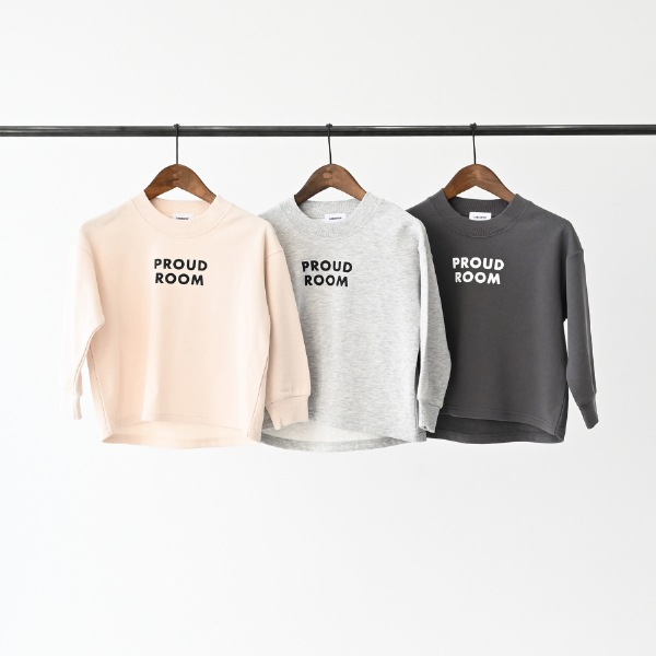 【25FW】PROUDROOM トレーナー / 杢グレー