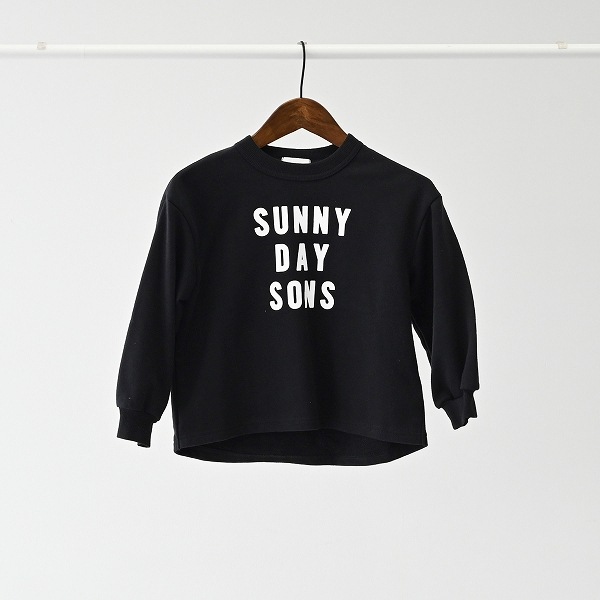 【25FW】SUNNYDAY トレーナー / ブラック