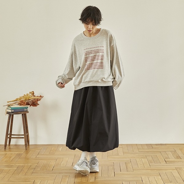 【25FW】LOGO プルオーバー / 杢グレー