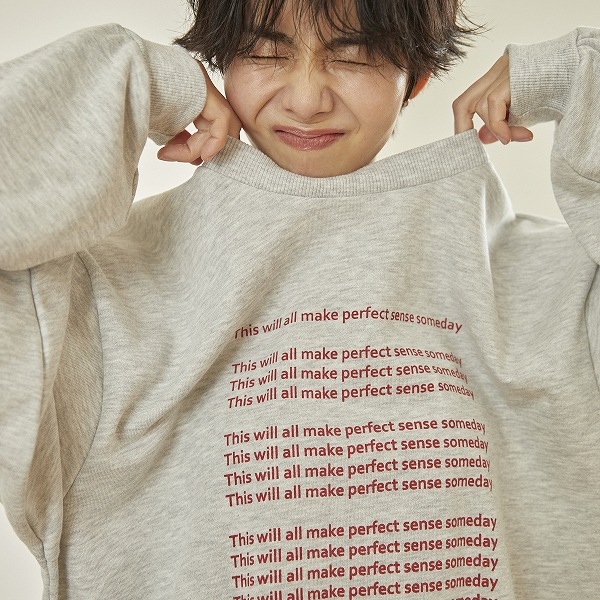 【25FW】LOGO プルオーバー / 杢グレー