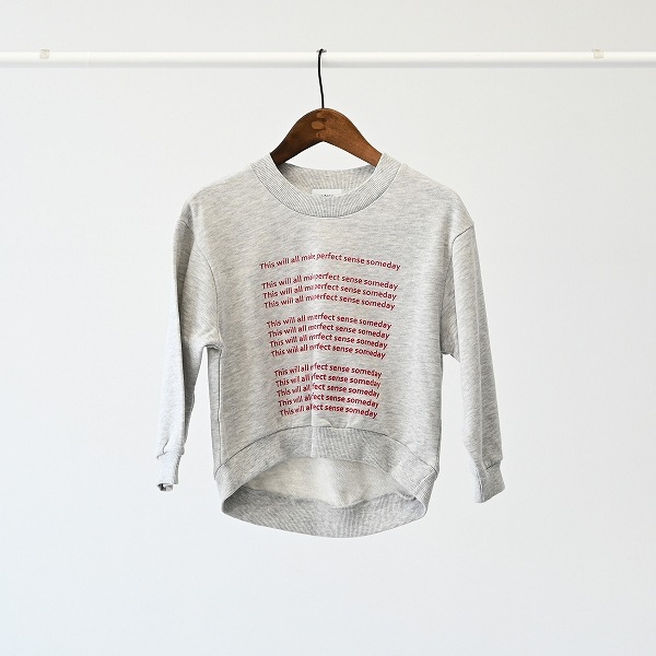 【25FW】LOGO プルオーバー / 杢グレー