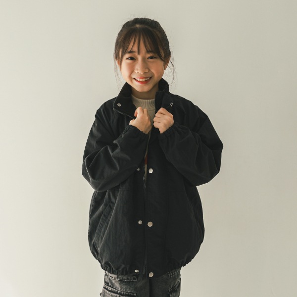 【25FW】ナイロン ジャケット / ブラック