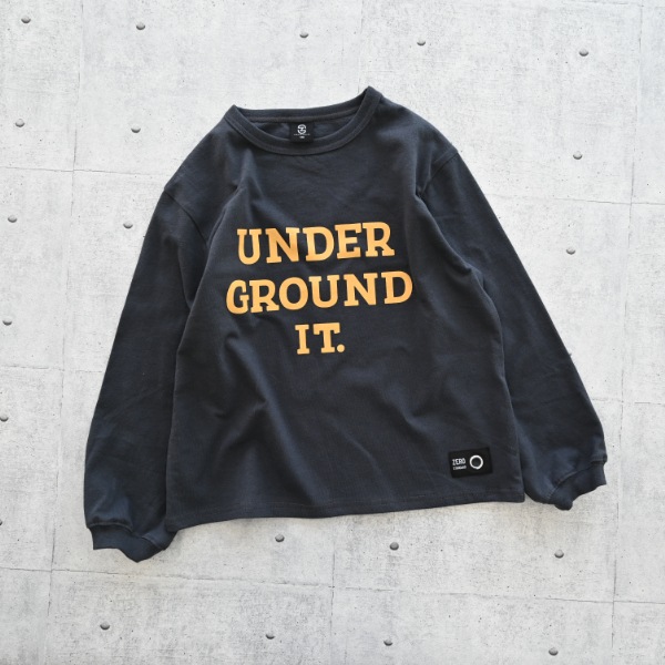 【25FW】UNDER ロングＴシャツ / チャコールグレー