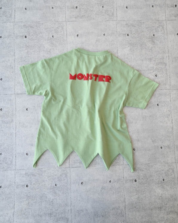 【ニコフラート】モンスター型Ｔシャツ / グリーン