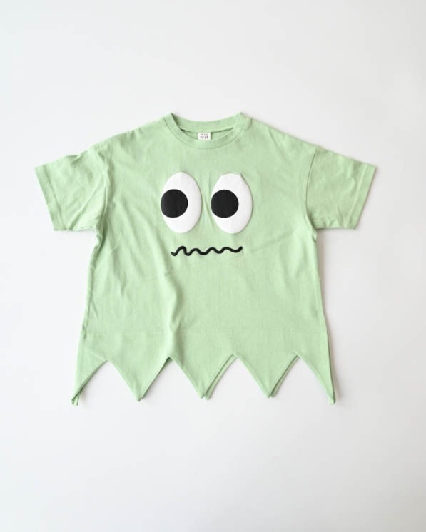 【ニコフラート】モンスター型Ｔシャツ / グリーン