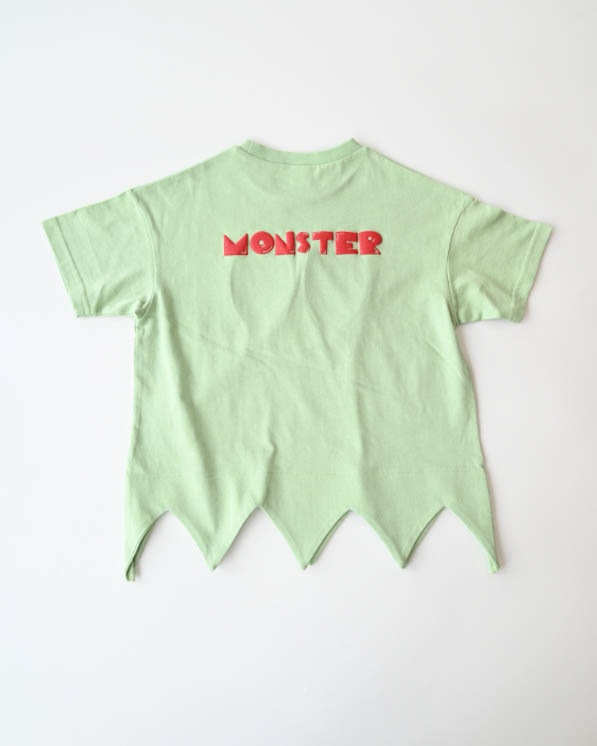 【ニコフラート】モンスター型Ｔシャツ / グリーン