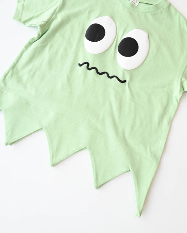 【ニコフラート】モンスター型Ｔシャツ / グリーン