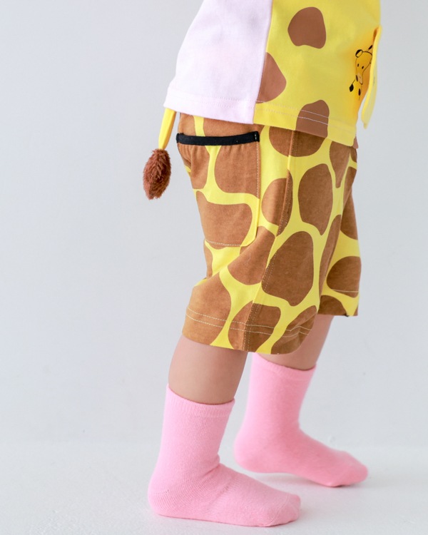 【26SS】きりん ハーフパンツ / イエロー