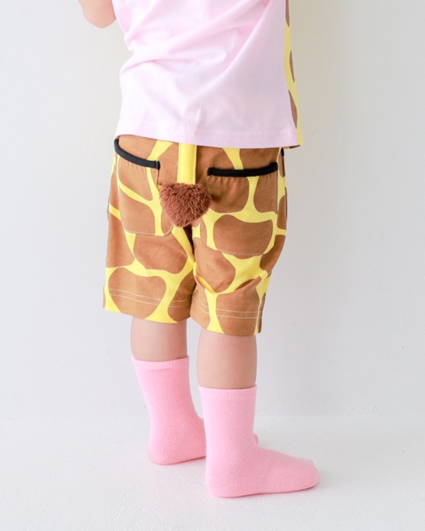 【26SS】きりん ハーフパンツ / イエロー