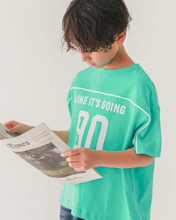 【ジーンズベー】NUMBERING Tシャツ / ブルー
