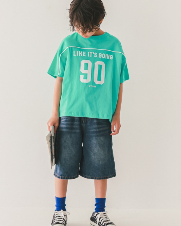 【ジーンズベー】NUMBERING Tシャツ / ブルー